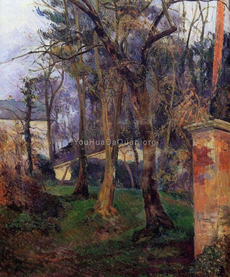 Abandoned Garden, Rouen - 保罗·高更